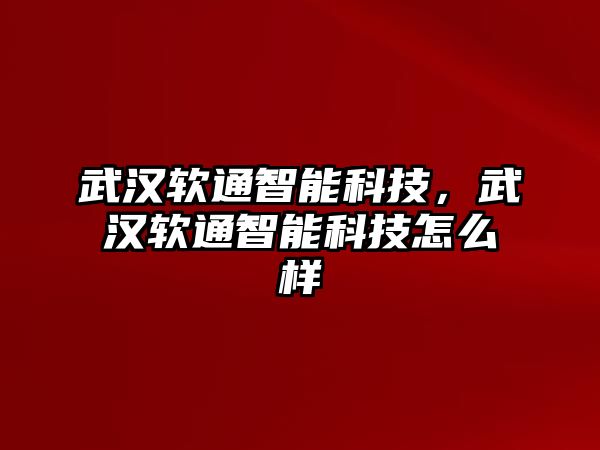 武漢軟通智能科技，武漢軟通智能科技怎么樣