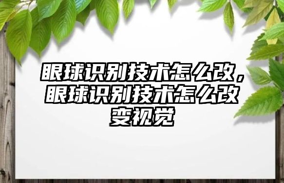 眼球識別技術(shù)怎么改，眼球識別技術(shù)怎么改變視覺