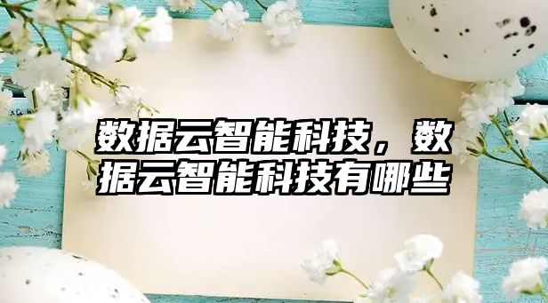 數(shù)據(jù)云智能科技，數(shù)據(jù)云智能科技有哪些