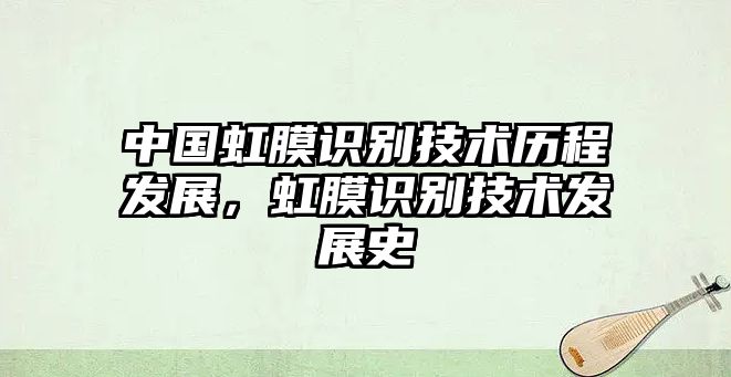 中國虹膜識別技術(shù)歷程發(fā)展，虹膜識別技術(shù)發(fā)展史