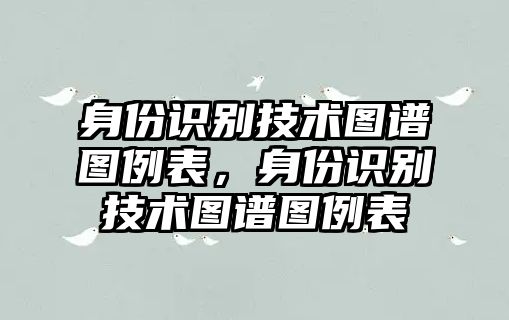 身份識(shí)別技術(shù)圖譜圖例表，身份識(shí)別技術(shù)圖譜圖例表